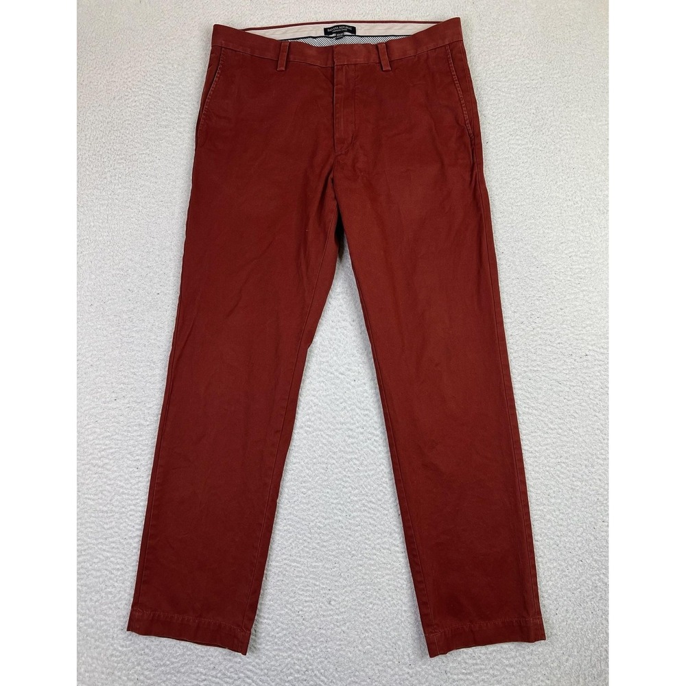 Banana Republic Emerson Chino‎ Pants Mens 33x32 Brown Slim Fit Casual Cotton
